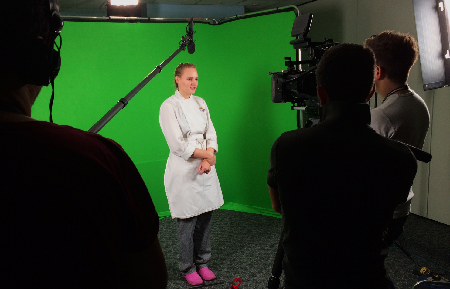 Filming Green Screen Filming